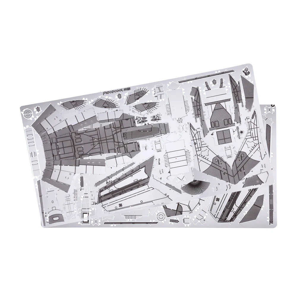 Piececool 3D Metal Puzzles for Adult Tornado Fighter Jets DIY Toy Jigsaw Brain Teaser Model Kits Best Birthday Gifts
