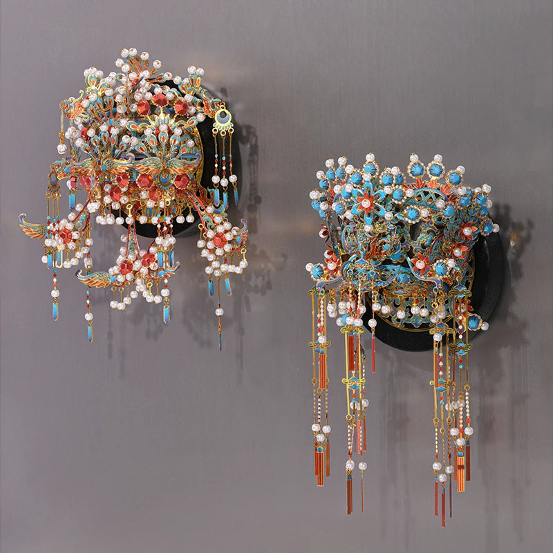 Piececool 3D Metal Model Kits 3D Puzzles for Adult Kingfisher Phoenix Tiara Fridge Magnet Jigsaw DIY Crafts for Home Decoration