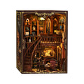 DIY Book Nook Kit - 3D Wooden Ancient Rhyme Library Creative Christmas & Black Friday Gift Miniature Desktop Decor