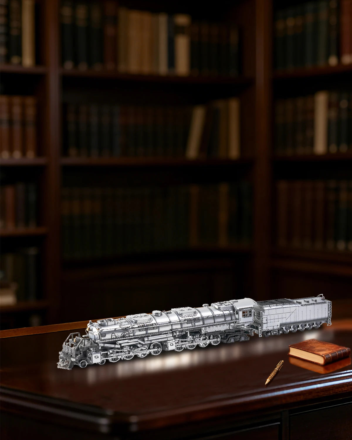 Piececool 3D Metal Model Kits for Adult Colossus Steam Locomotiv Assembly 3D Metal Puzzles for Brain Teaser Best Christmas Gifts