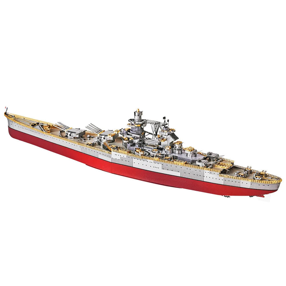 Piececool 3D Metal Puzzles for Teens DIY Battleship Model Kit Jigsaw Warship Birthday Gifts
