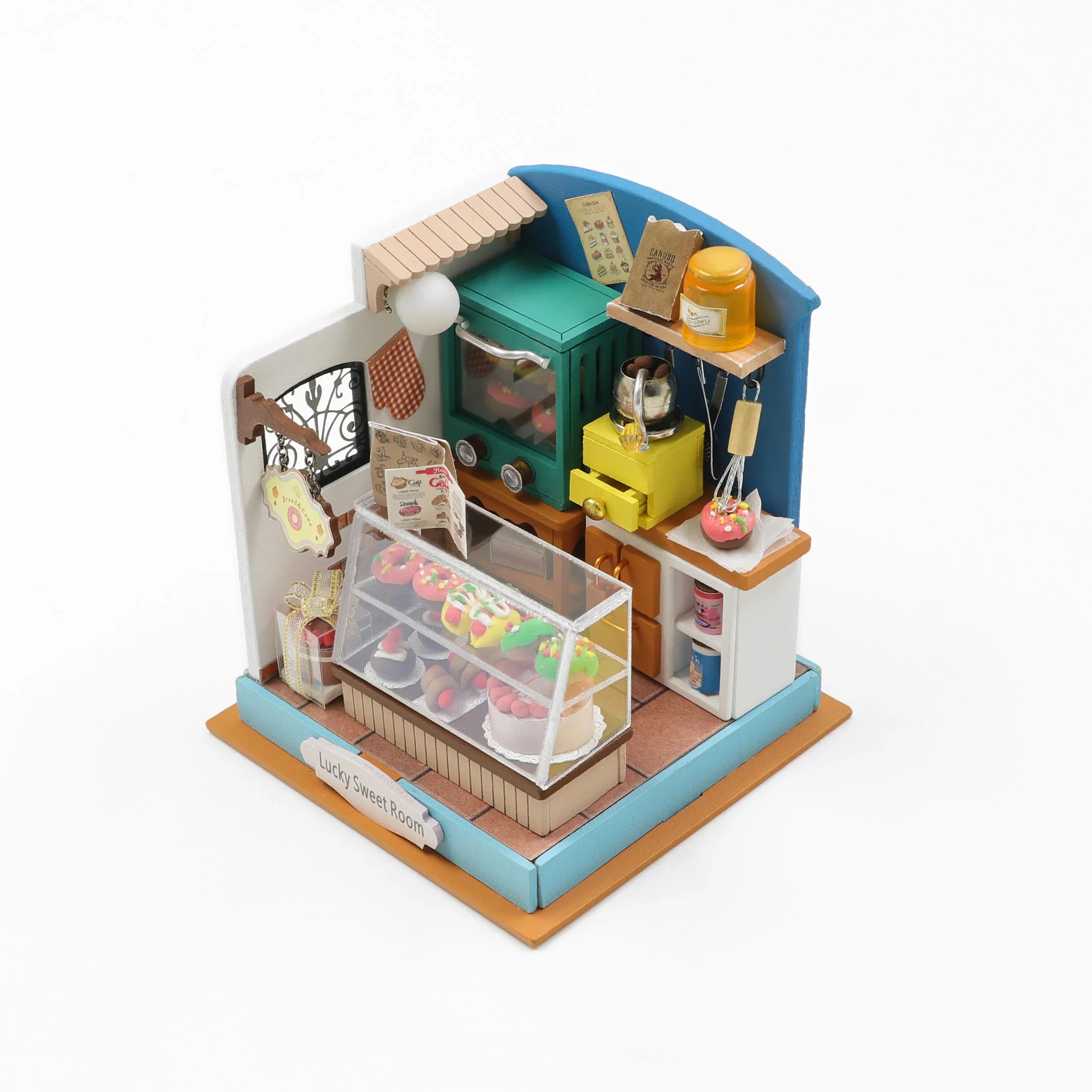 DIY cabin decoration, 3D handmade small house, assembled creative model, model house, creative birthday gift