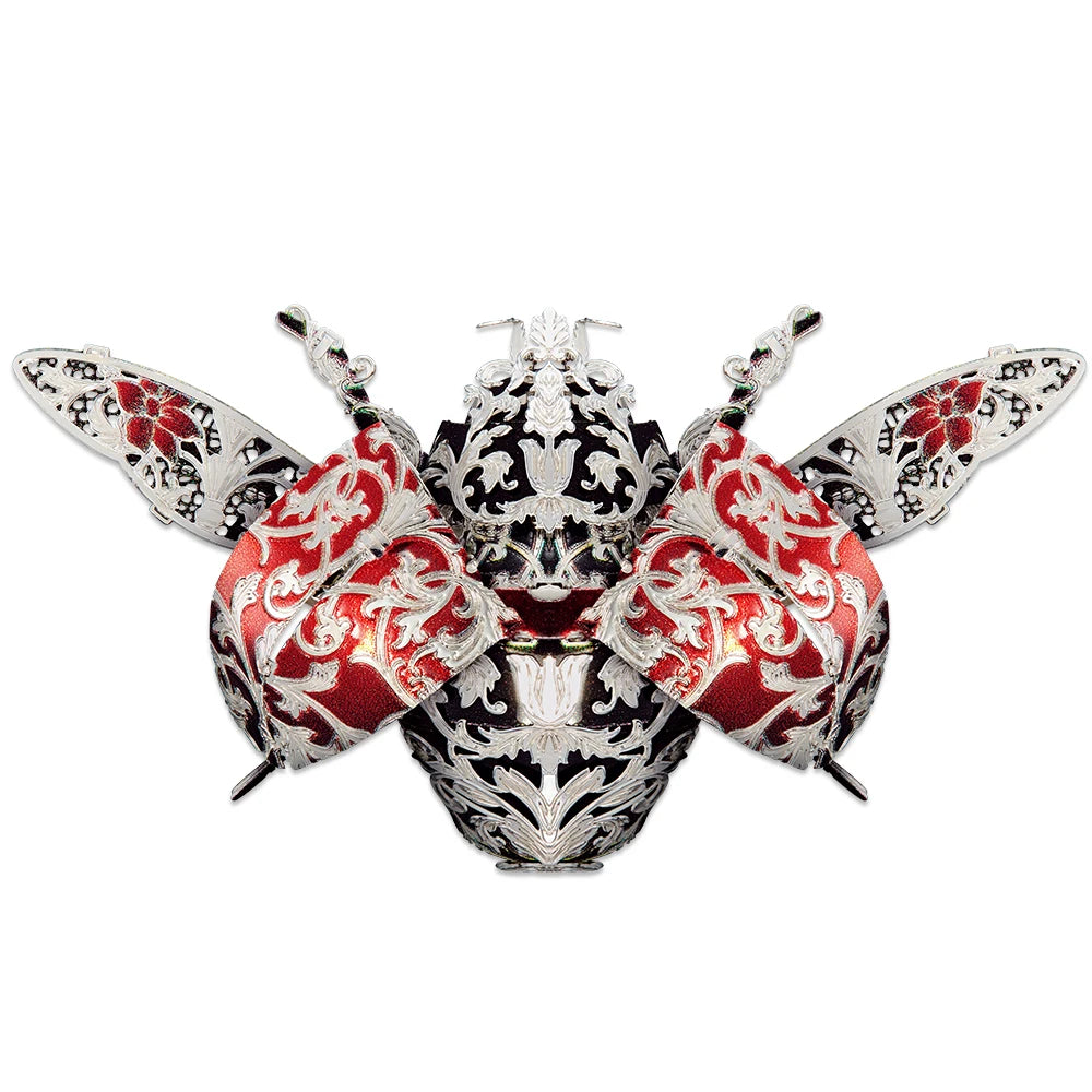 Piececool 3D Metal Puzzle Insect Brooch Accessories Model Kits for Teens DIY Jigsaw Toys Brain Teaser