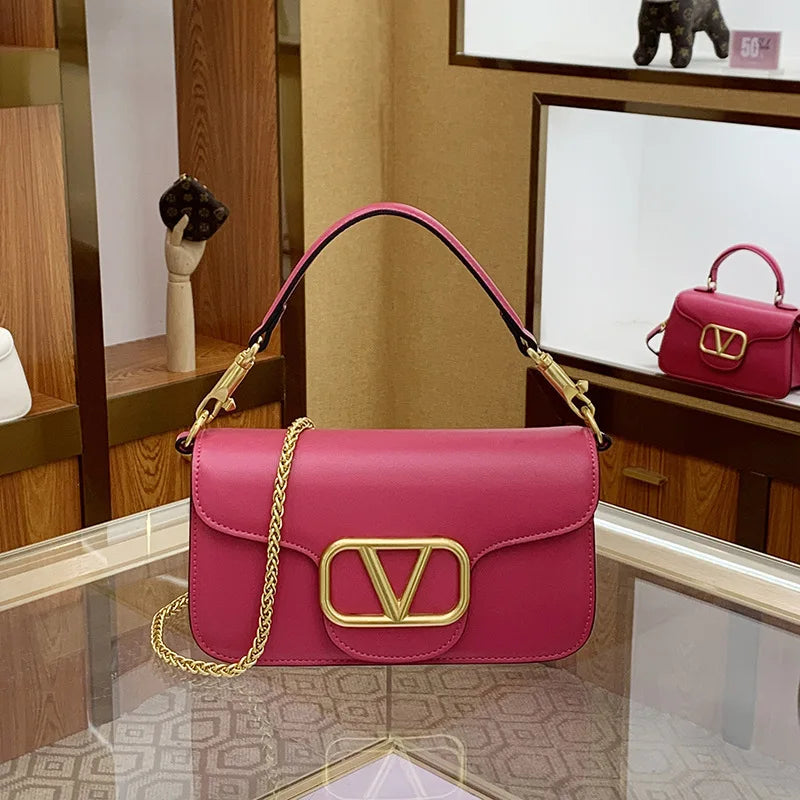 2025 New Underarm Women's Handbag Chain Shoulder Crossbody Bag Fashionable And Versatile High-quality Women's Bag Bolsa Feminina