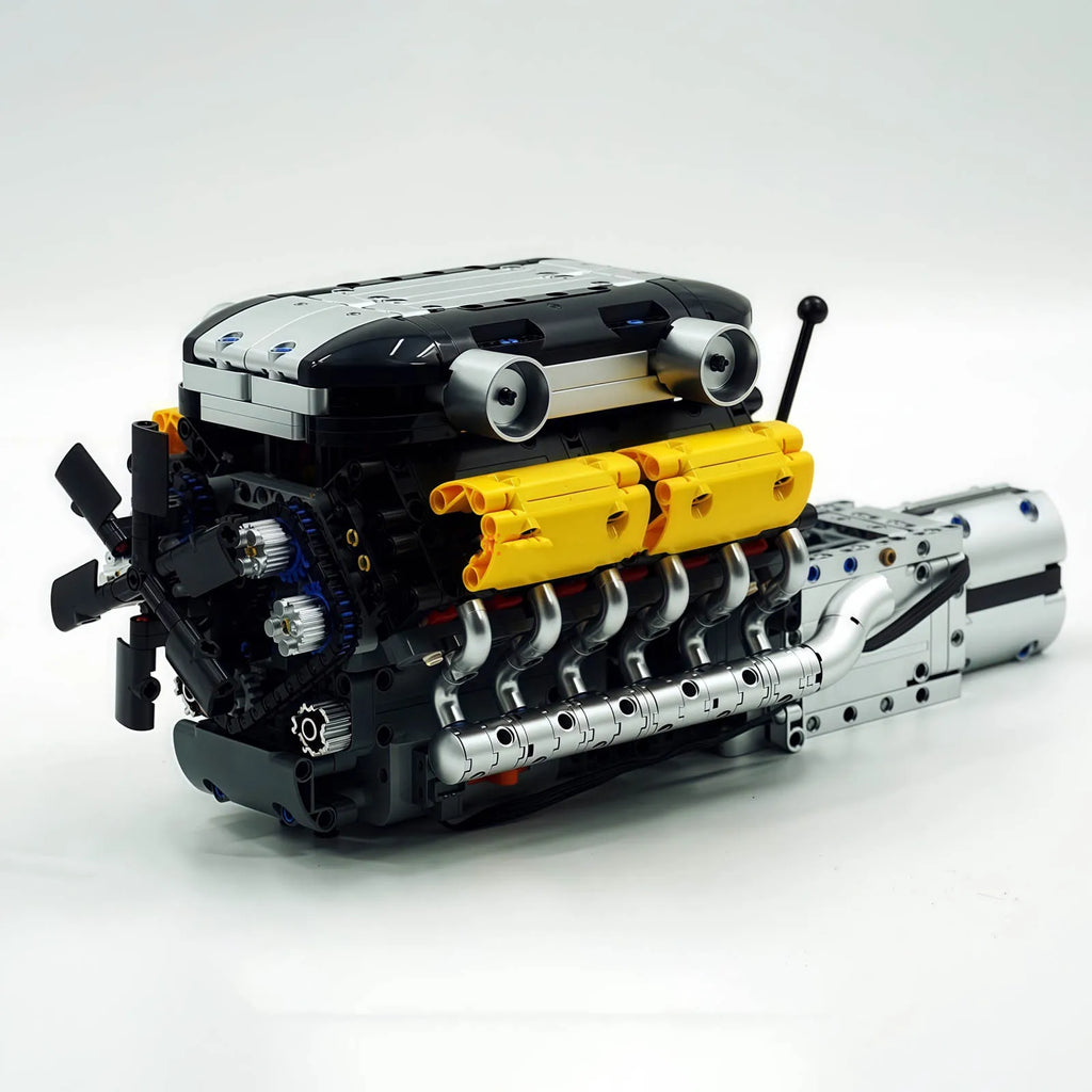 Supercar V12 F1 Champion Car Engine Simulation Model Educational mechanical performance engine building blocks and adult gifts