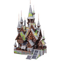 Piececool 3D Puzzles for Adult Elves' Castle Assembly Metal Model Kits DIY Crafts Brain Teaser Gifts for Birthday
