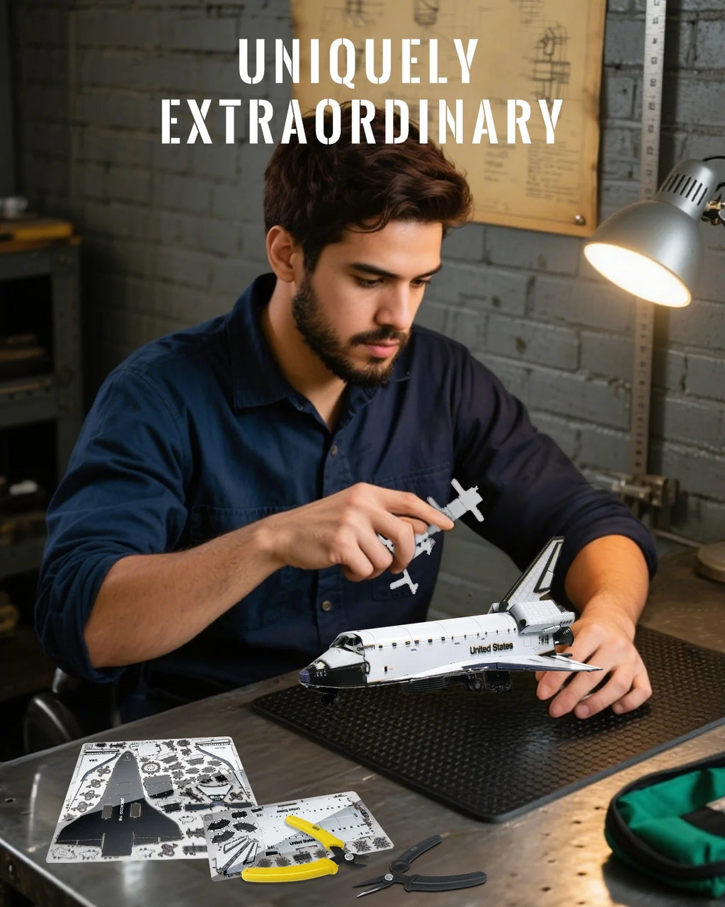 Piececool 3d Metal Model Kits Puzzles 3D Jigsaw Galaxy Fridge Magnet for Home Decoration DIY Crafts Great Gifts for Christmas