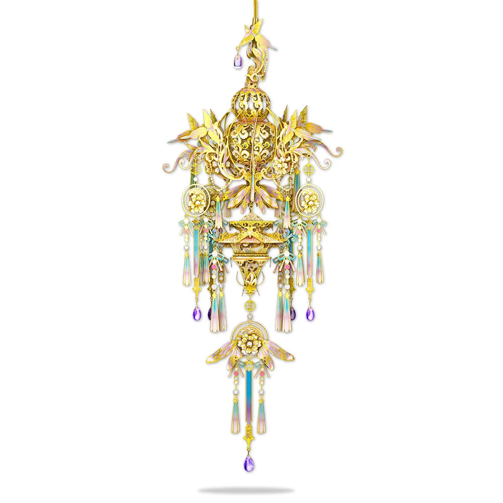 Piececool 3D Metal Model Kits Gourd Pendant Puzzle Jigsaw DIY Set Assembly Toys for Home Decoration