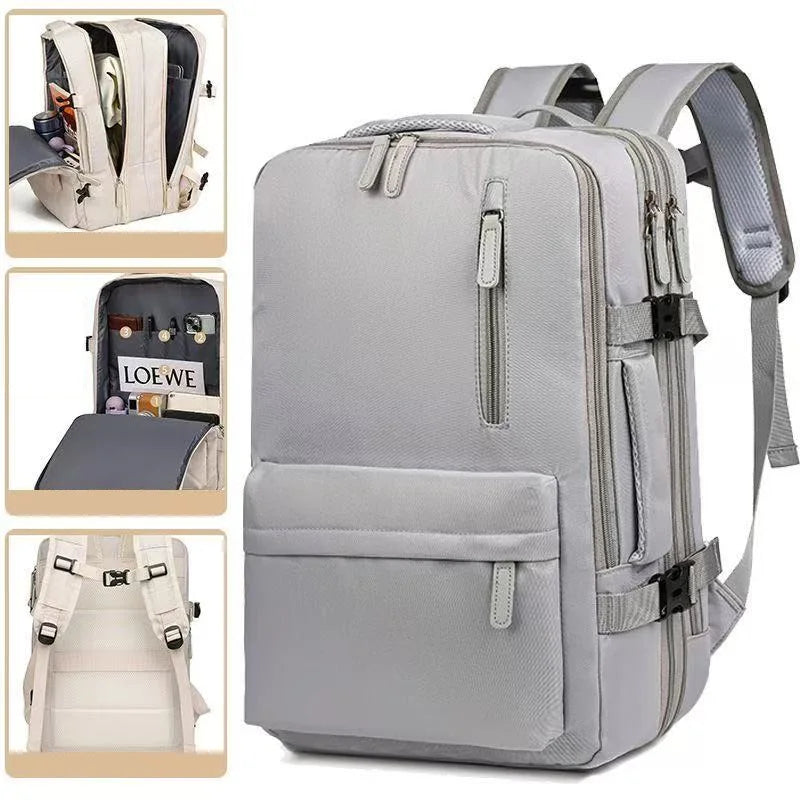 Large-Capacity Multifunctional Travel Backpack Business Casual Travel Portable Luggage Bag Computer Backpack for Men and Women
