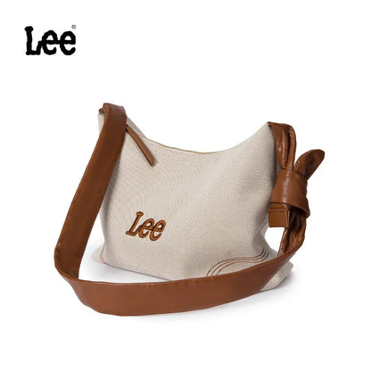 LEE Women Crossbody Bags Artificial Leather One Shoulder Bag With Zipper Bag External Portable Pocket Business Travel Daily Use