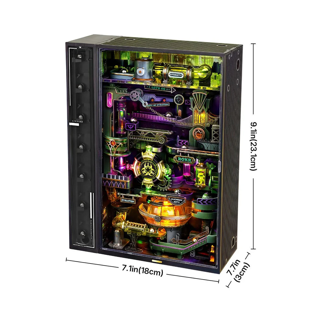ROBOTIME ROKR Alchemy City Marble Run Infinite Loop Parallel World Series STEM Toy Ultimate Christmas Gift for Boys Collectors