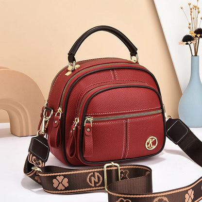 Mini Fashion Crossbody Bag, Trendy Multi Layer Shoulder Bag, Women's Casual Handbag & Purse