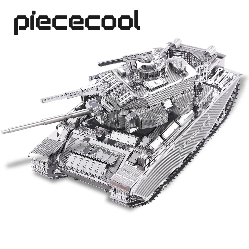 Piececool 3D Metal Puzzle Model Building Kits-CENTURION AFV DIY Jigsaw Toy Christmas Birthday Gifts for Adults