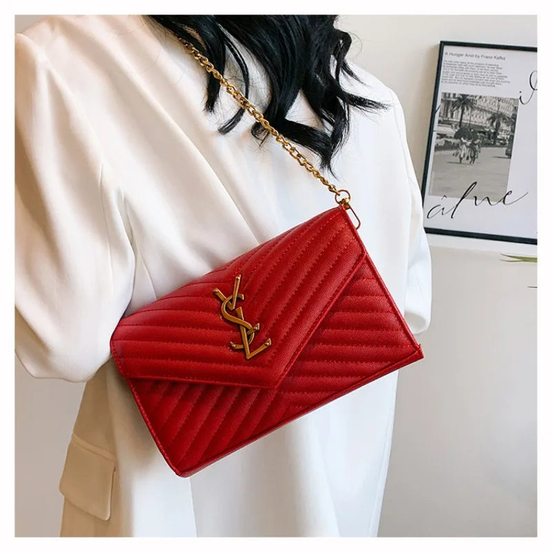 Senior niche women's bags new chain high-end atmosphere fashion trend shoulder bag temperament hundred hitched crossbody bags