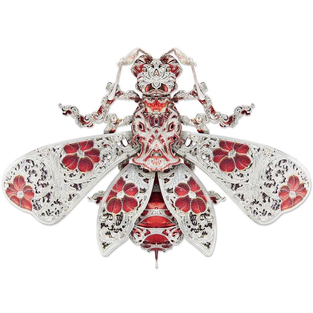 Piececool 3D Metal Puzzle Insect Brooch Accessories Model Kits for Teens DIY Jigsaw Toys Brain Teaser