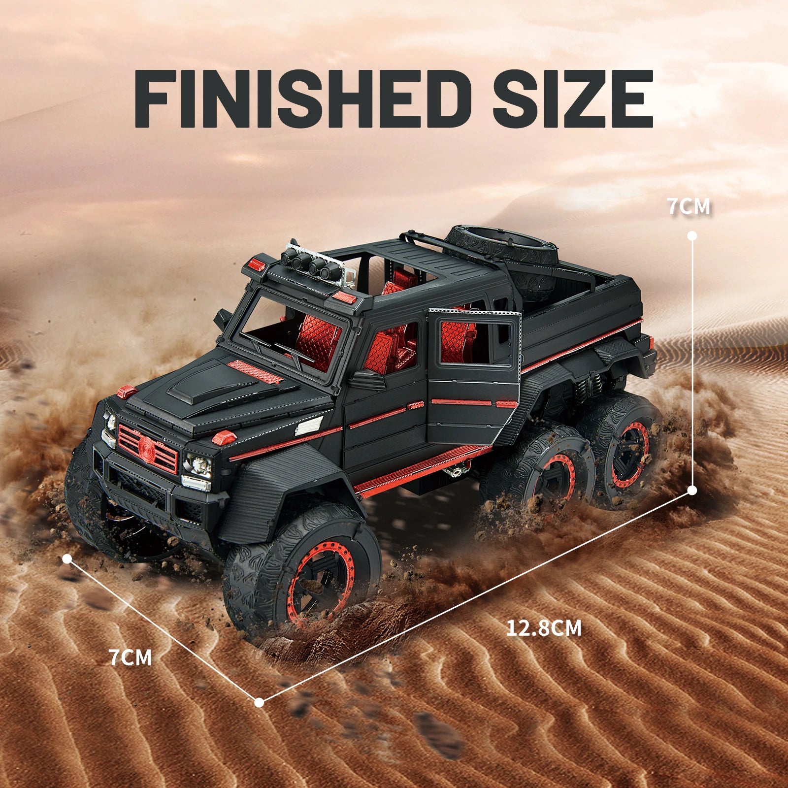 Piececool 3D Metal Puzzles Truck G63 Assembly Model Kits DIY Car Jeep Model for Christmas Gifts