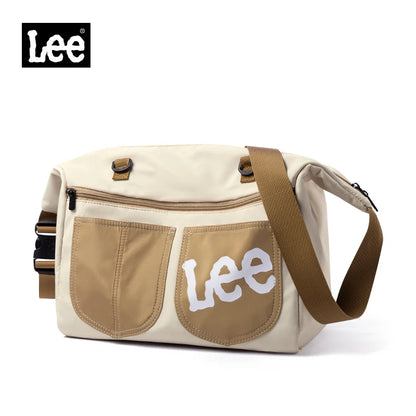LEE Women Casual Zipper Shoulder Bag Oxford Waterproof Crossbody Bags With Hidden Zipper Pocket For Travel Business Daily Use