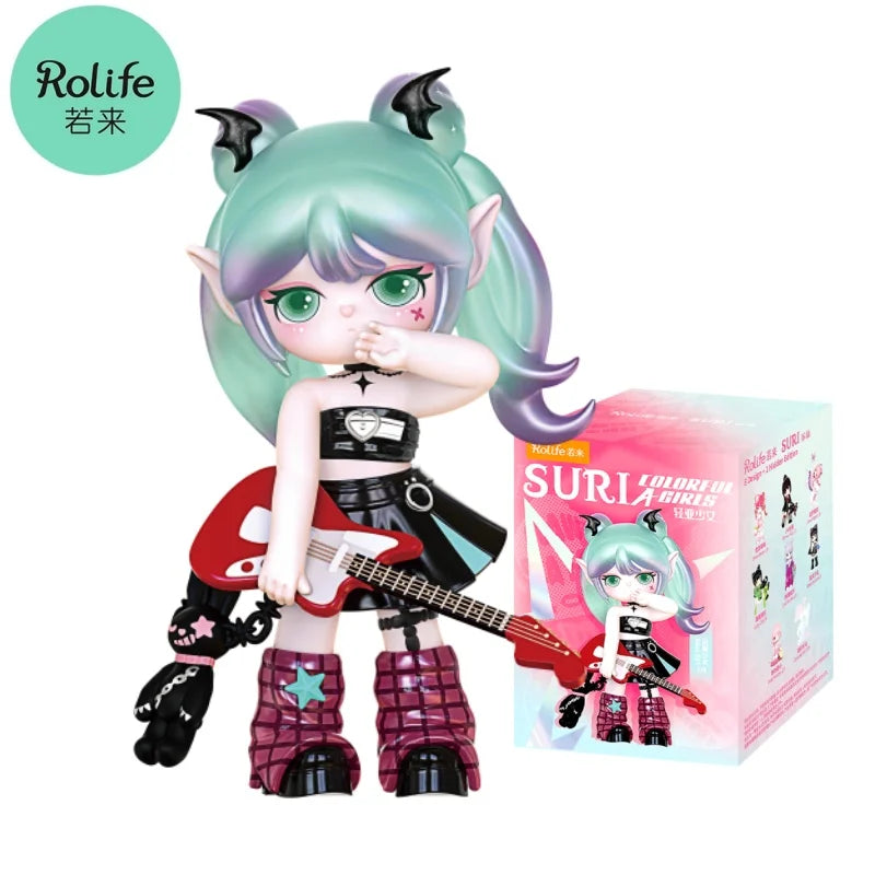 Robotime Rolife Suri A Colorful Girls Series Blind Box Dolls Action Figure Surprise Box Lady Toys-SKXX0