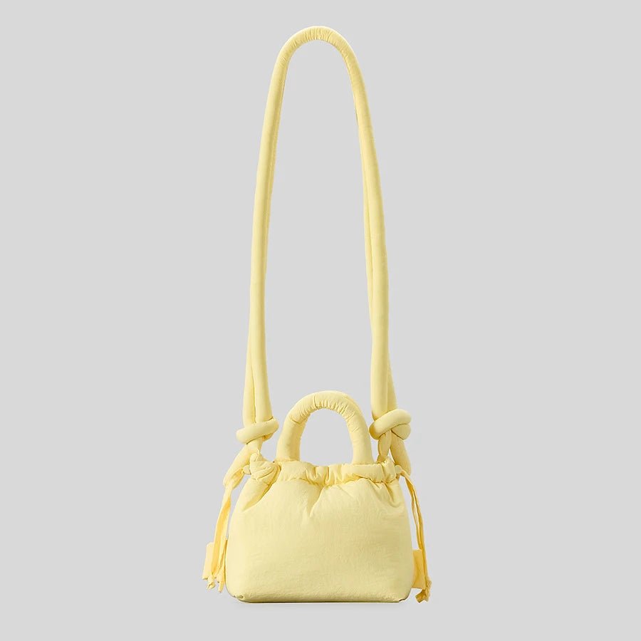 Fashion Small Puffer Tote Bag Designer Padded Women Shoulder Bags Nylon Down Cotton Crossbody Bag Mini Lady Handbags 2024
