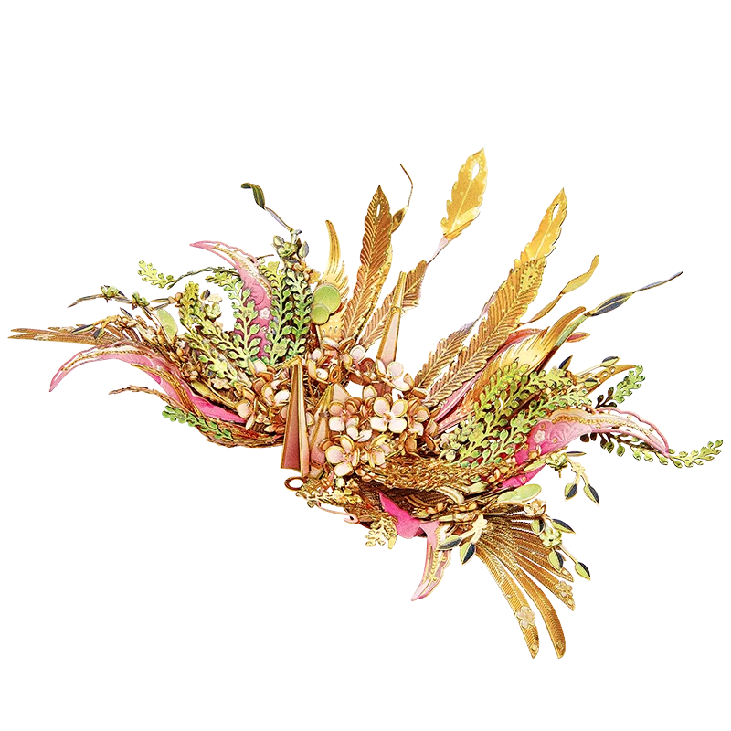 Piececool 3D Metal Puzzles New Crane DIY Jigsaw 3D Metal Model Kits for Adult Brain Teaser Best Gifts for Birthday