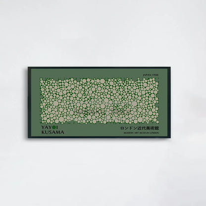 Modern Japanese Art Yayoi Kusama Large Horizontal Poster Panorama Prints Canvas Painting Wall Art Pictures Home Room Decoration