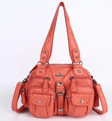 Women Handbags Satchel Top-handle Handbag PU Shoulder Bag Dumpling Pack Give Gifts Shoulder Bags Phone Money Pack