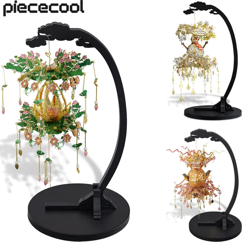 Piececool 3D Metal Puzzle Different Season Lantern Model Kits for Adult DIY Building Kits Decoration Gift