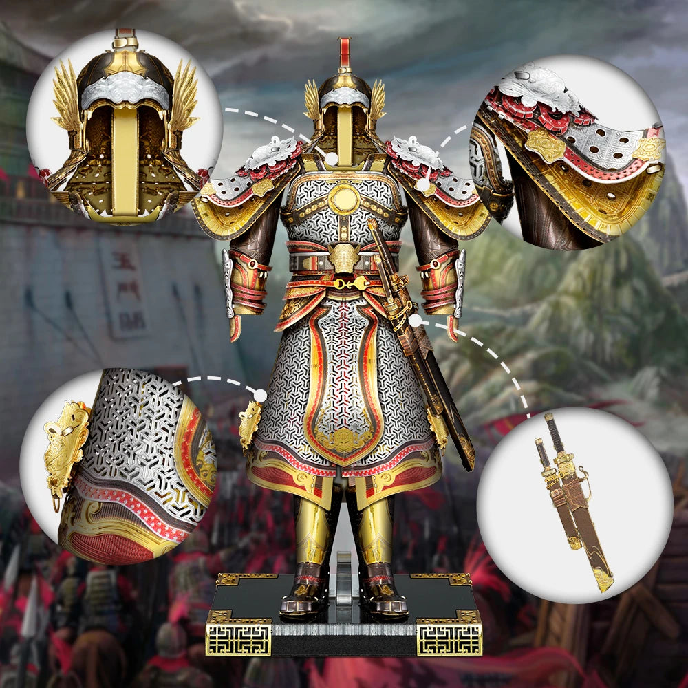 Piececool Model Building Kits Chinese Ancient Armor Puzzle 3D DIY Set for Adult Jigsaw Brain Teaser Christmas Gifts & Collection