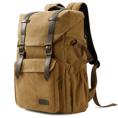 BAGSMART Camera Backpack Waterproof Tripod Holder DSLR Camera Bag Backpack for Photographers Fit up to 15" Laptop