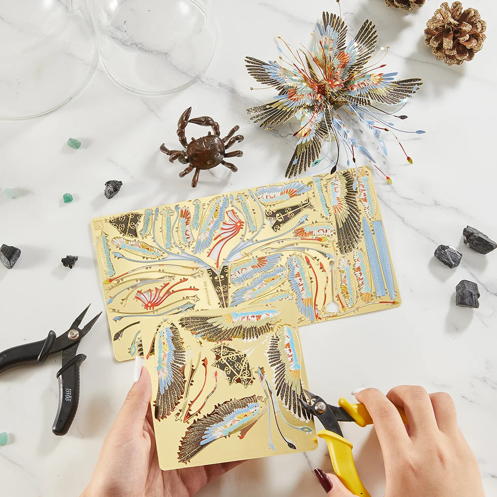 Piececool 3D Puzzle Metal Model Kits CANCER Building Kits Jigsaw DIY Toys Constellation for Adult Teens