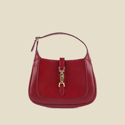 2024 New Vintage French Style Solid Color Underarm Bag Mini Saddle Bag Trendy Women's Summer Single Shoulder Slant Cross Handbag