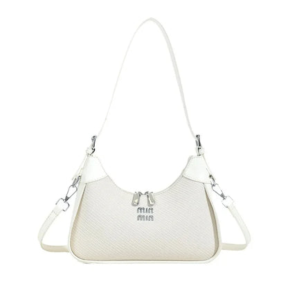 Fashionable Casual Women's Shoulder Bag Color Block Winter Hot Sale Of The Season Korean Style Simple Minimalist Handbag Crossbo