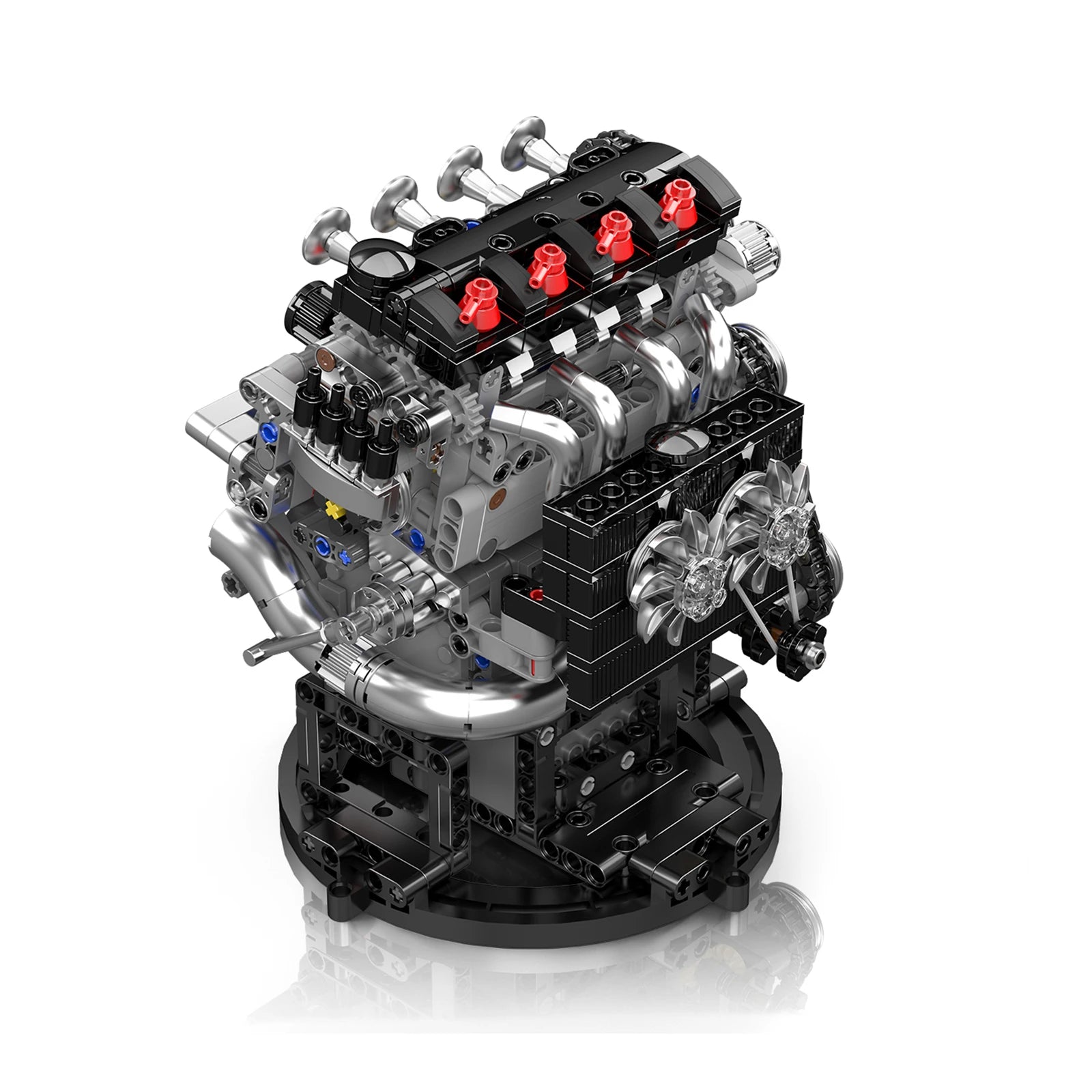 MOULDKING Engine Model Building Blocks Set MOC Machine Small Particle Part Technocal Bricks Creative Educational Toy Gifts 10234