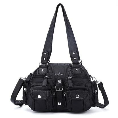 Women Handbags Satchel Top-handle Handbag PU Shoulder Bag Dumpling Pack Give Gifts Shoulder Bags Phone Money Pack