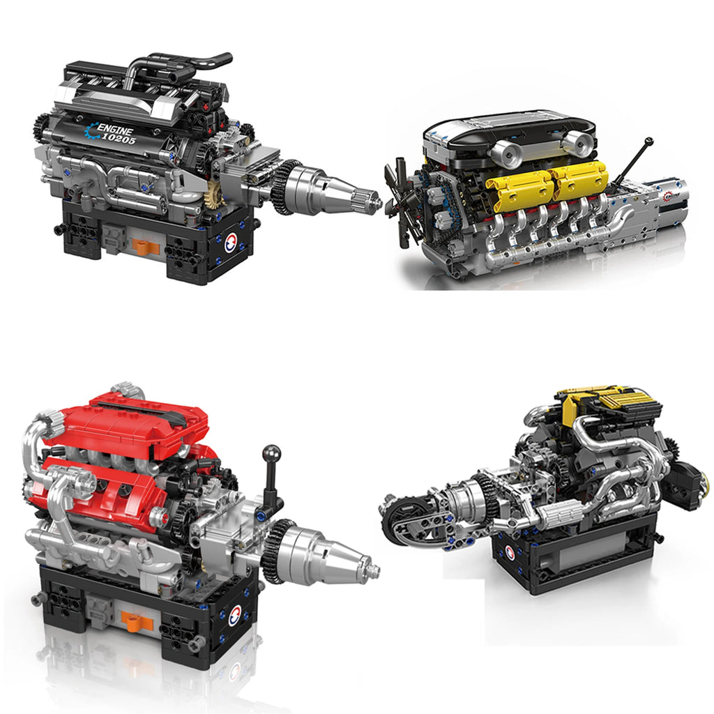 Supercar V12 F1 Champion Car Engine Simulation Model Educational mechanical performance engine building blocks and adult gifts