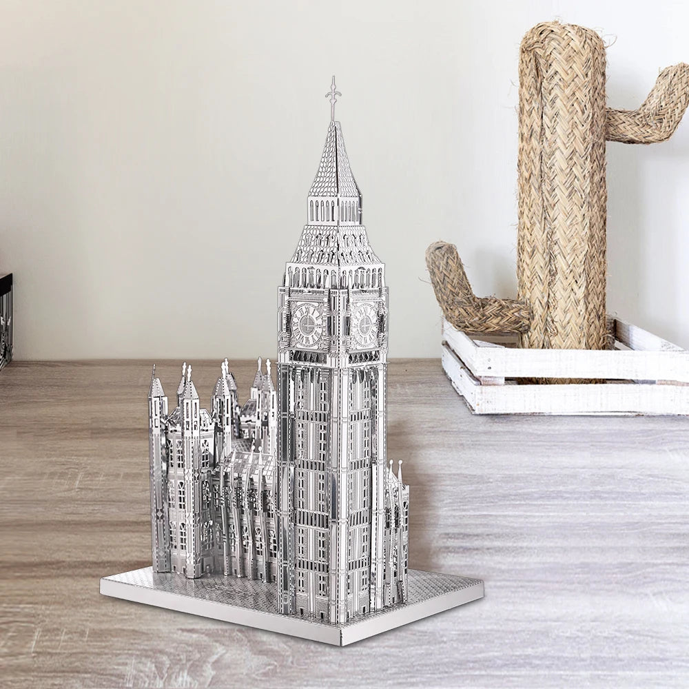 Piececool 3D Metal Puzzle Model Kits Big Ben Building Kits DIY Toy for Teens Best Birthday Gifts