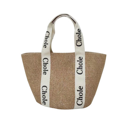 Fashionable Straw Weave Beach Bag Women's Summer Basket Bag New Style Accessories Vegetable Basket Bag Vacation Girl Bag