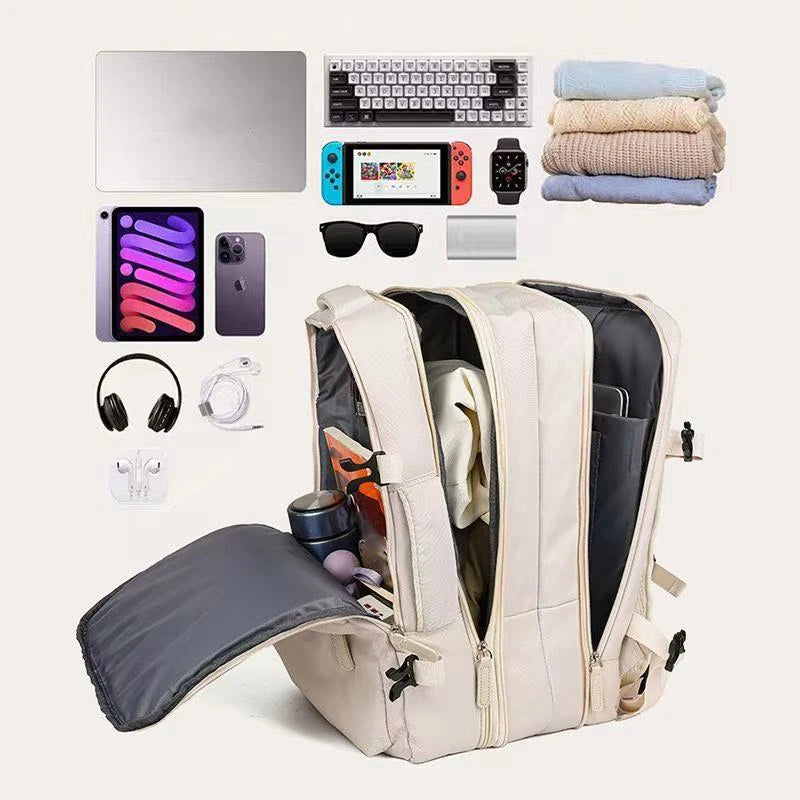 Large-Capacity Multifunctional Travel Backpack Business Casual Travel Portable Luggage Bag Computer Backpack for Men and Women