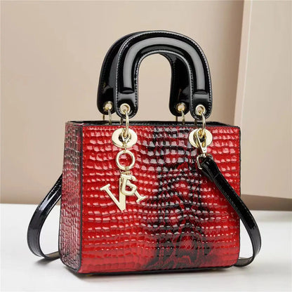 2024 High Quality Luxury Brand Designer PU Leather Shoulder Bag Women Hand Bags Crocodile Purses Ladies Messenger Handbag Totes
