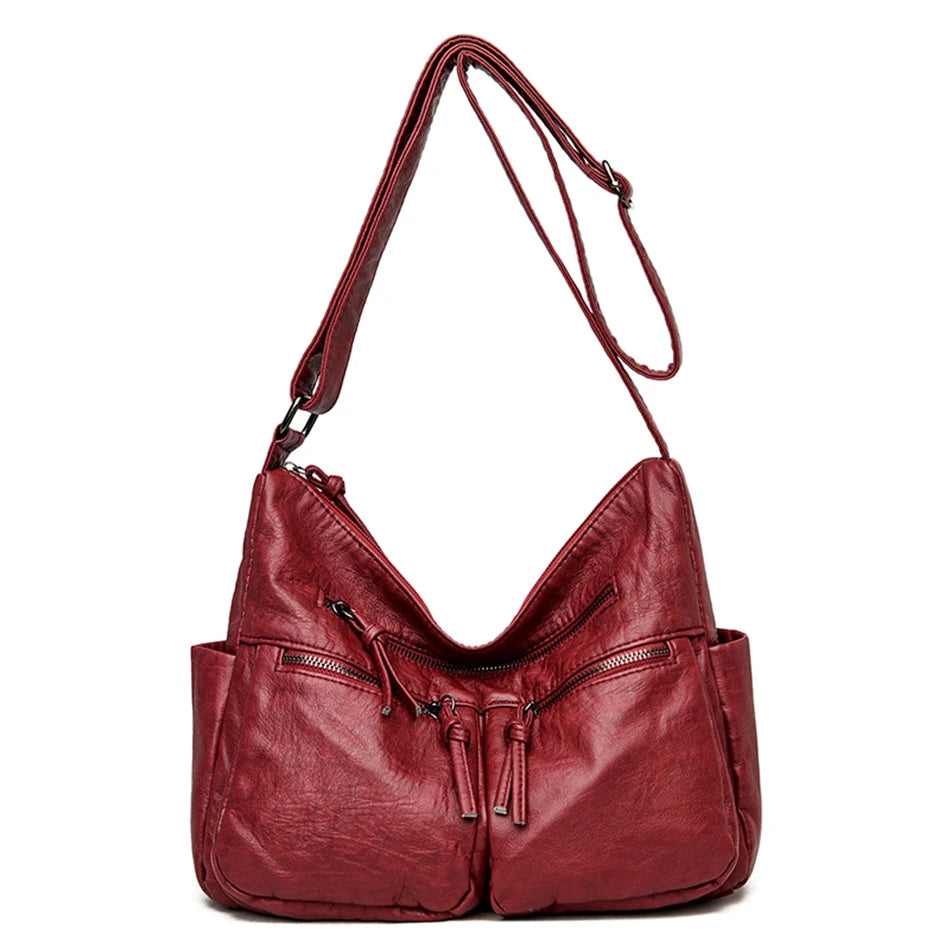 High Quality Leather Luxury Handbags Women Bags Designer Shoulder Crossbody Bags for Women 2024 New Bolsa Feminina Sac A Main