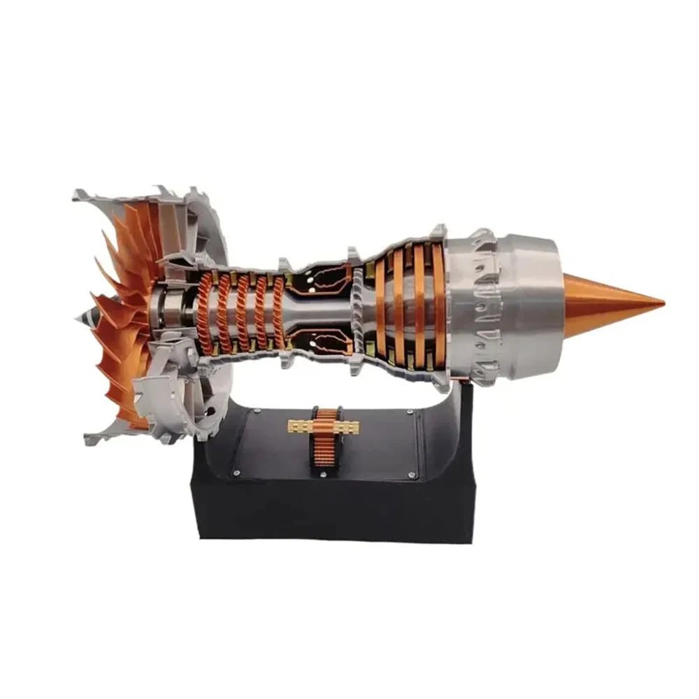 TR900 Aviation Turbofan Engine Model Aircraft Engine Kit Turbojet Engine Model Adult Gift Mechanical Science Education Toy