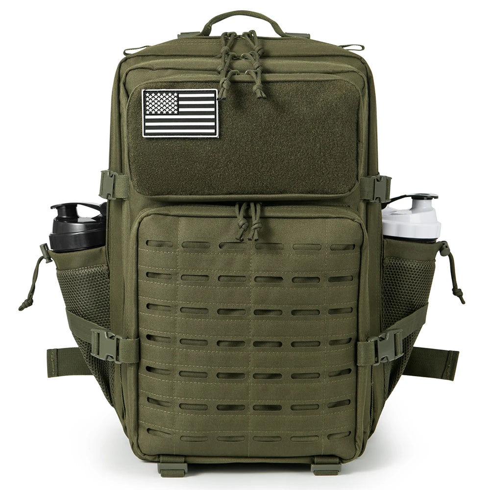 50L Tactical Backpack survival Bag Hunting MOLLE Backpack GYM For Men EDC Outdoor Hiking Rucksack Witch Bottle Holder