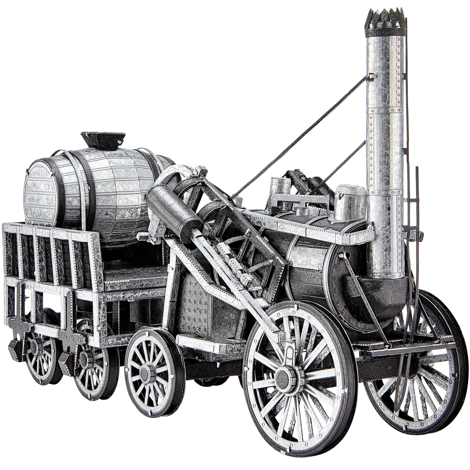 Piececool Metal 3D Puzzles Rocket (Lokomotive) Diy Assembly Metal Model Kits DIY Jigsaw Building Blocks Best Gifts for Adult