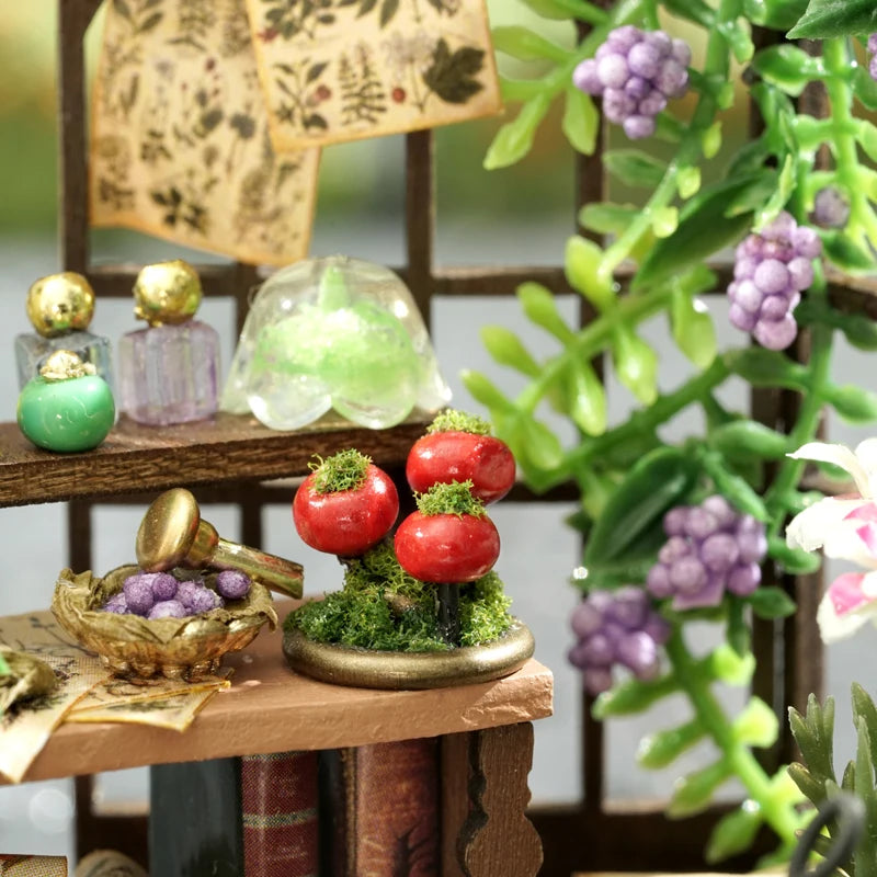 1pc,Diy Wooden Doll House,Assembly Model Kit,3d Puzzle, Birthday Christmas Gifts for teenagers and adults,Home Decor Micro Model