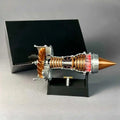 TR900 Aviation Turbofan Engine Model Aircraft Engine Kit Turbojet Engine Model Adult Gift Mechanical Science Education Toy