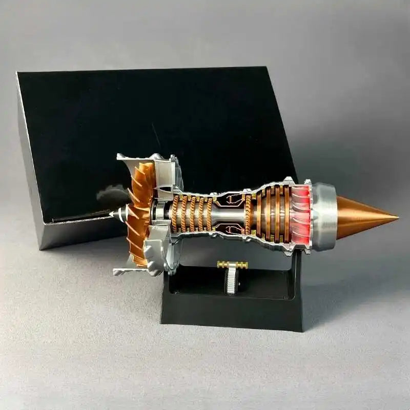 TR900 Aviation Turbofan Engine Model Aircraft Engine Kit Turbojet Engine Model Adult Gift Mechanical Science Education Toy