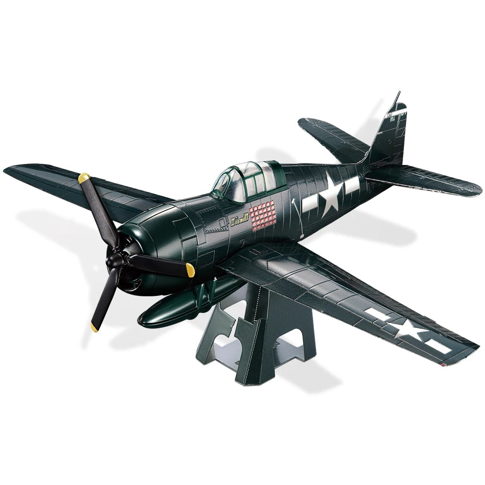 Piececool 3D Metal Puzzle GRUMMAN F6F HELLCAT Model Kits for Teens DIY Toy Jigsaw Birthday Gifts