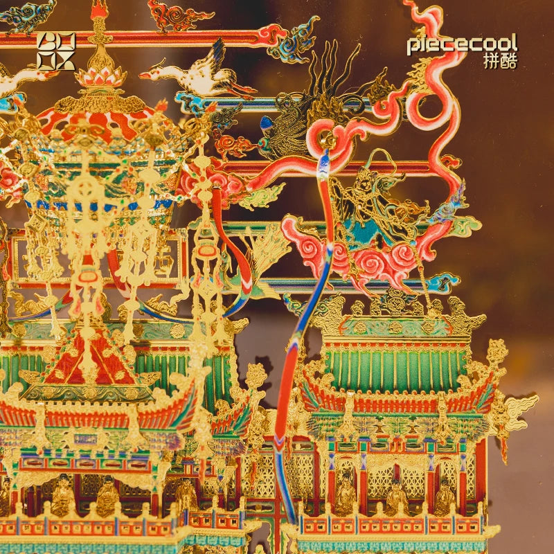 Piececool 3D Metal Model Kits Minor West Heaven-West Sanctuary Pendent Puzzle 3D Metal Best Choice for Home Decoration