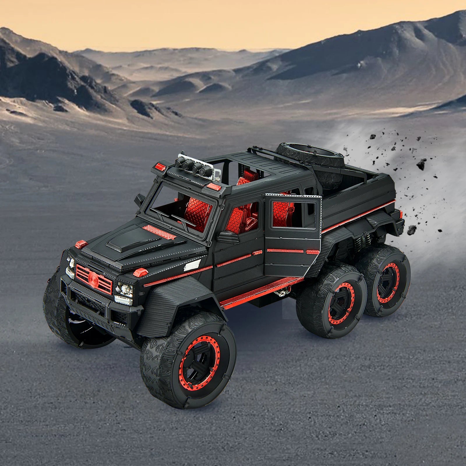 Piececool 3D Metal Puzzles Truck G63 Assembly Model Kits DIY Car Jeep Model for Christmas Gifts