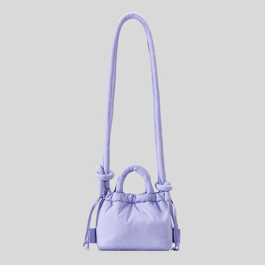 Fashion Small Puffer Tote Bag Designer Padded Women Shoulder Bags Nylon Down Cotton Crossbody Bag Mini Lady Handbags 2024